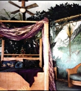 Jungle Guest bedroom Mural view 2