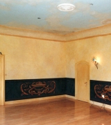 Murals in Castle Rossbock, Germany