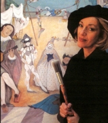 Haarlequin Courtyard mural