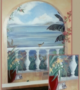 Seascape Balcony Wall Mural